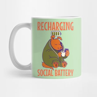 Recharging social battery Mug